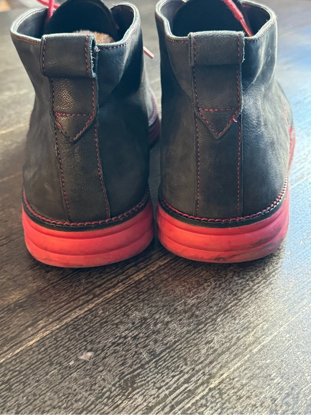 Donald J Pliner EYES E6 Leather Red Sole Chukka Desert Boots 12M